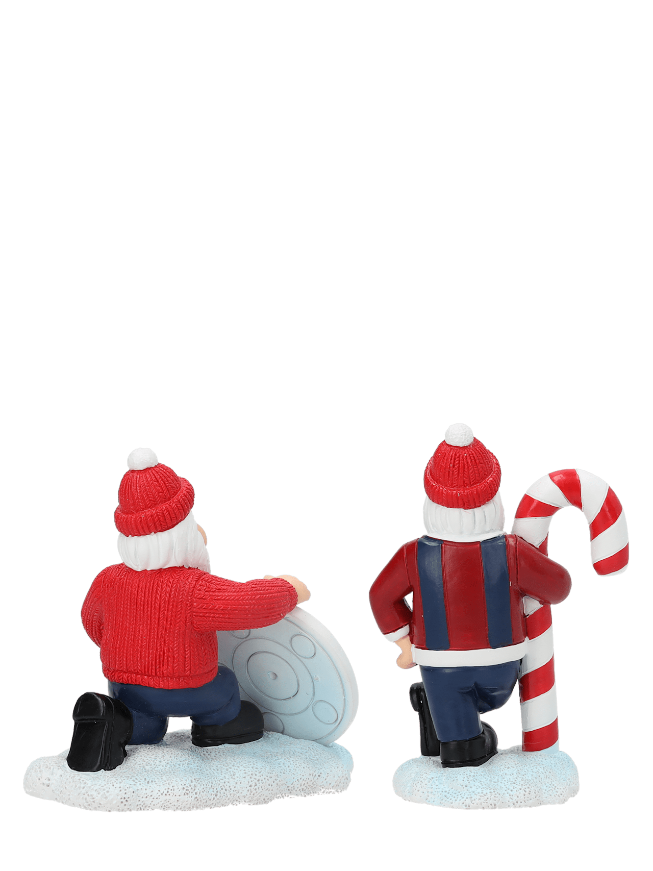 Christmas figures set of 2 detail 2