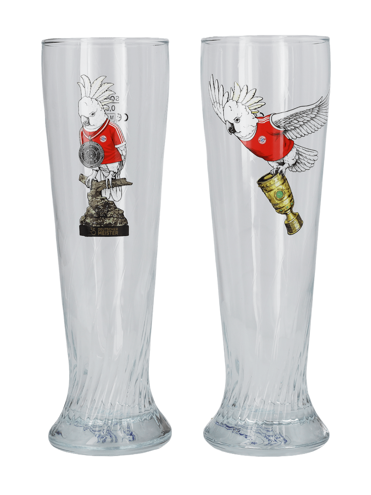 Weißbierglas 2er-Set Doublesieger 2026 1