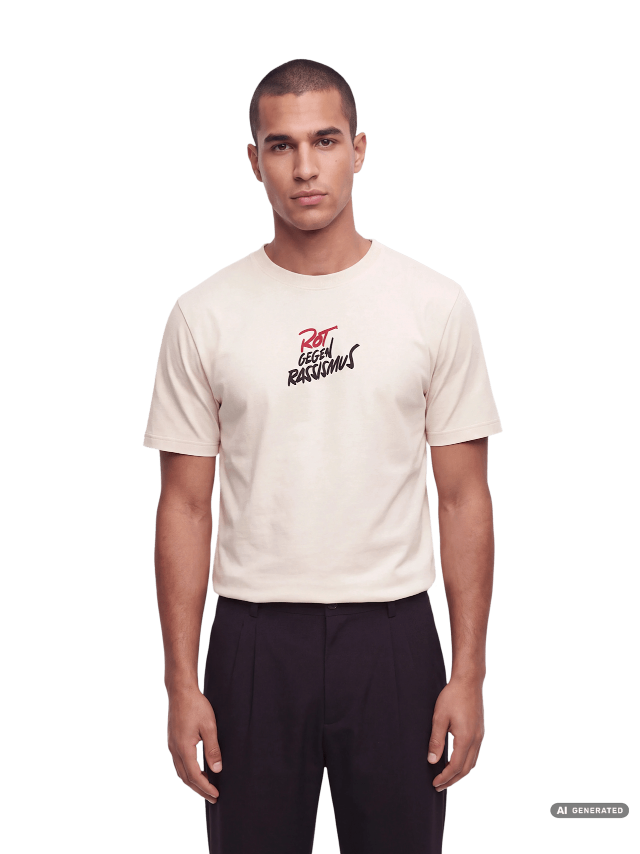 Unisex T-shirt Red against Racism 1