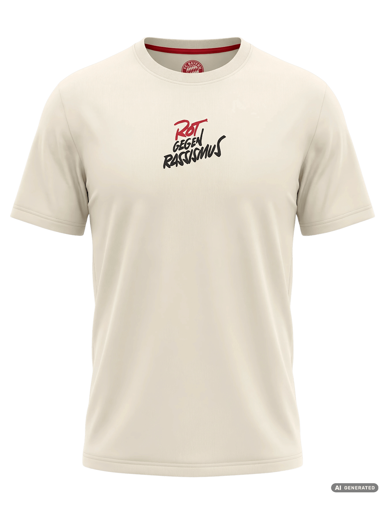 T-shirt Red against Racism detail 5