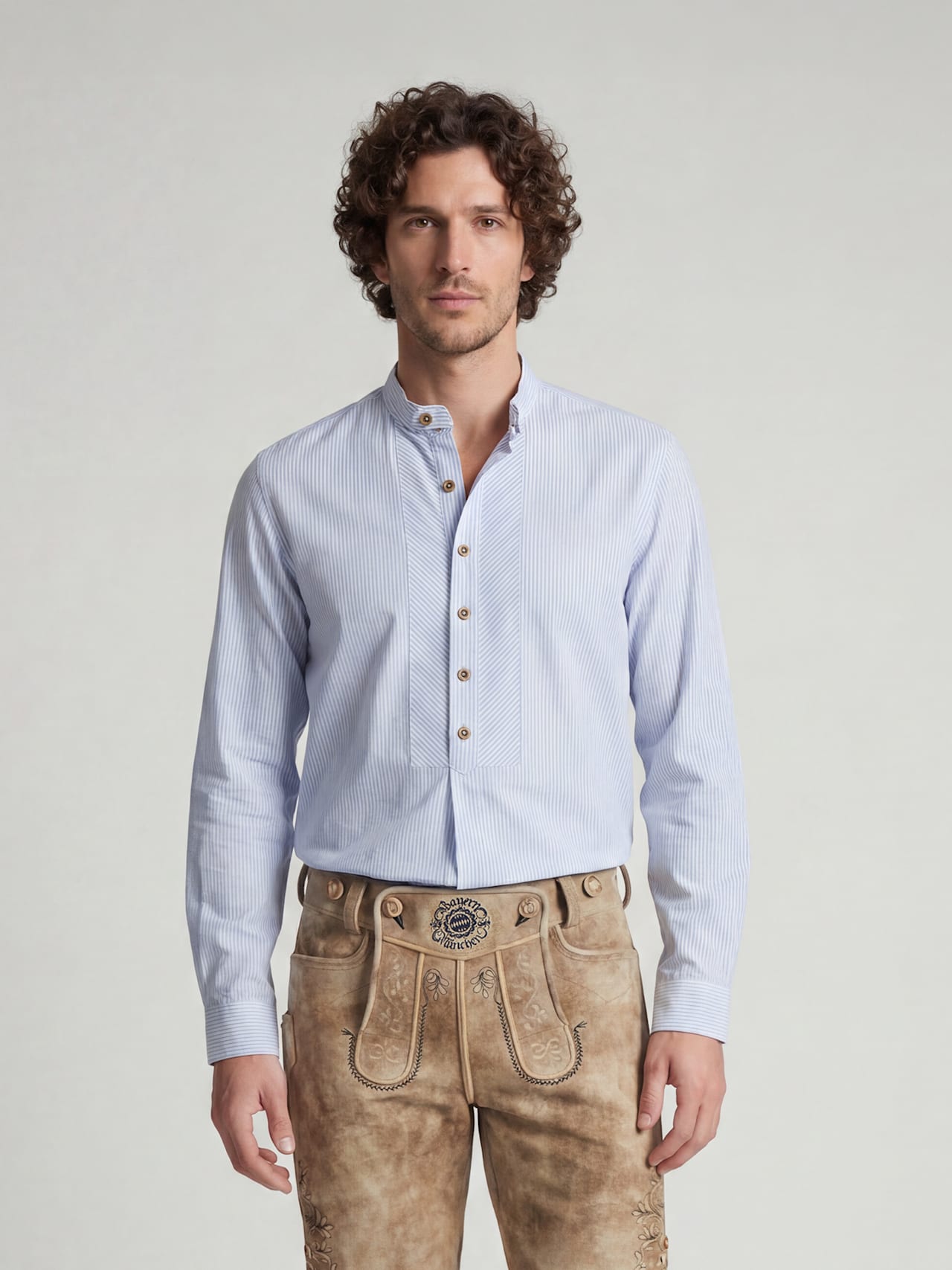 Camisa estilo bávaro detail 1