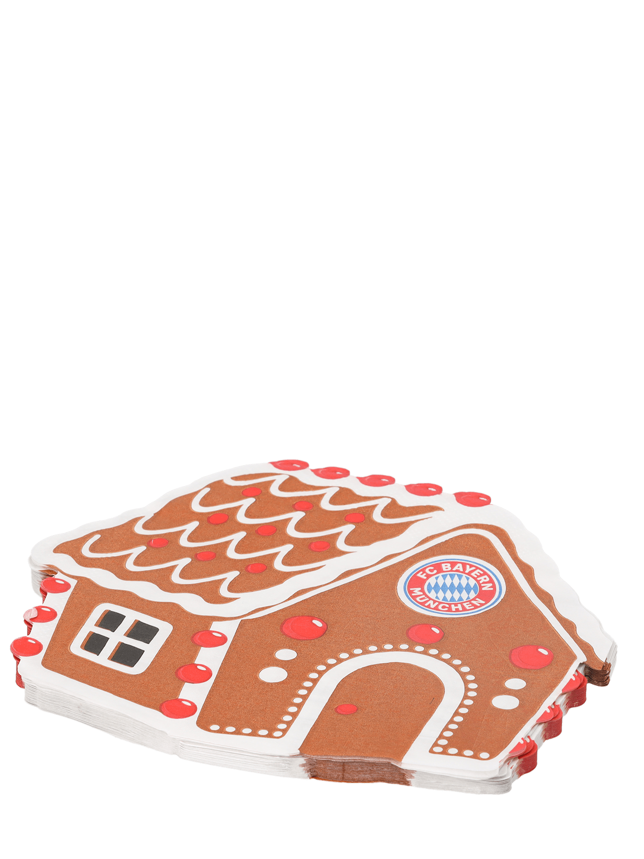 Napkins 20-pack gingerbread house detail 3