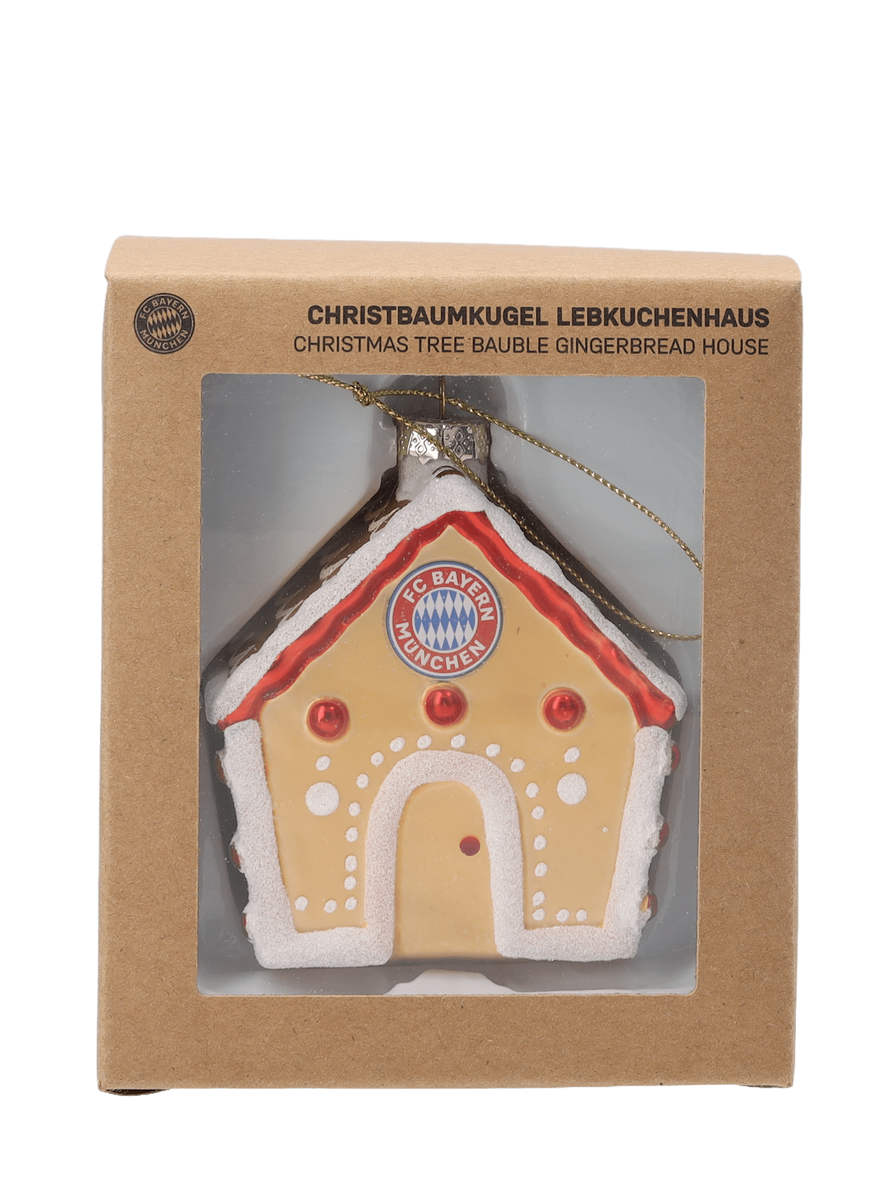 Christbaumkugel Lebkuchenhaus detail 4