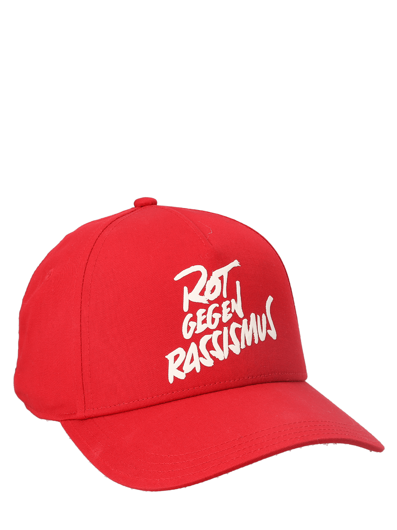 Baseball cap Red against Racism detail 2