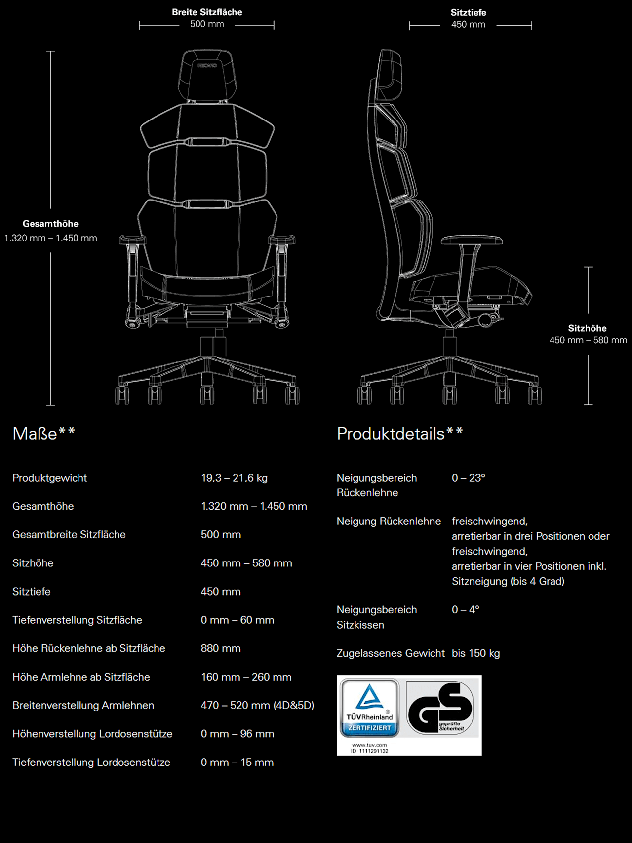 Gaming Stuhl Elite NXT detail 5
