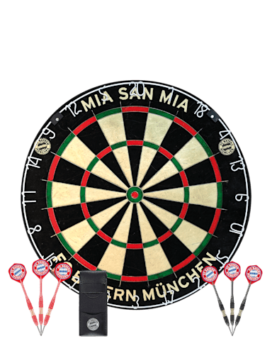 Dart set with board and darts