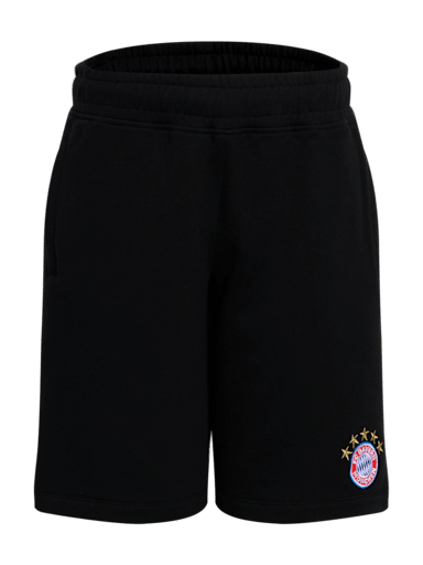Men Tracksuit shorts with logo black Official FC Bayern Munich Store