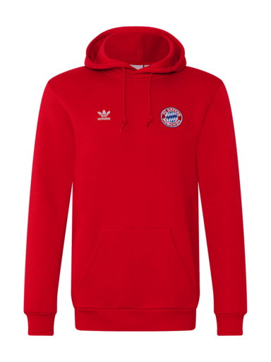 Uomo Felpa con cappuccio Trefoil rosso FC Bayern Monaco Store