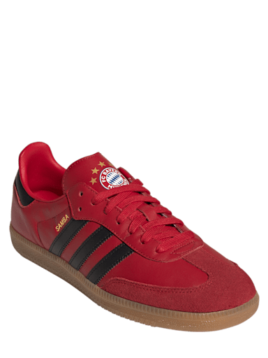 Red samba trainers deals
