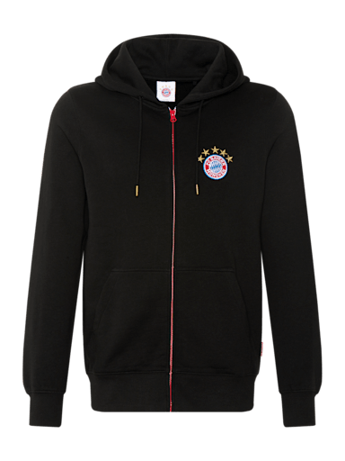 Men Zip hoodie with logo black | Official FC Bayern Munich Store