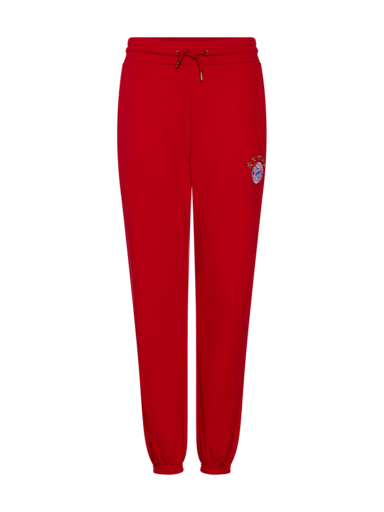 Men Tracksuit bottoms with logo red