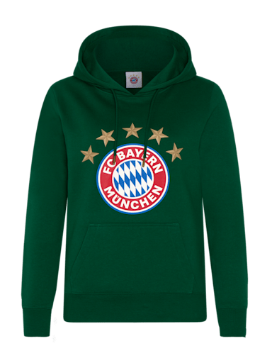 Men Hoodie with logo green | Official FC Bayern Munich Store