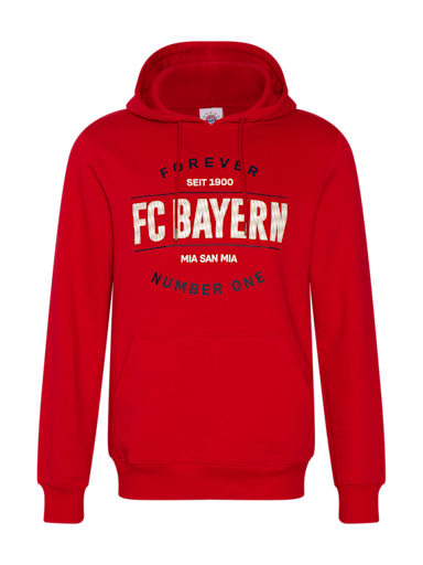 Men Forever Number One hoodie red Official FC Bayern Munich Store