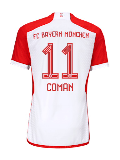 Coman jersey store number