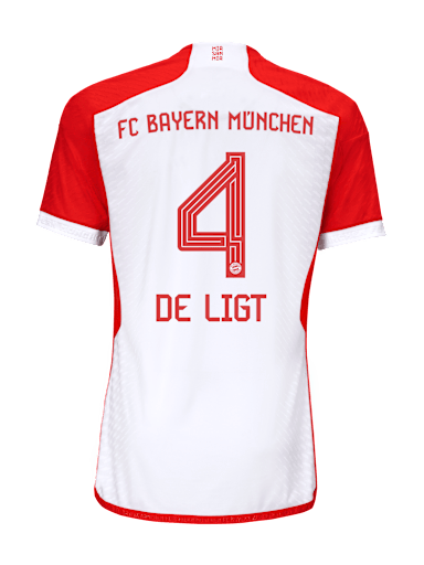 Mathijs de Ligt Jersey Number 4 in the FC Bayern Store