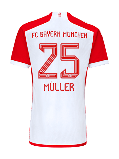 Thomas M ller Jersey Number 25 in the FC Bayern Store