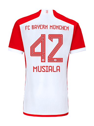 Jamal Musiala Jersey  Number 42 in the FC Bayern Store