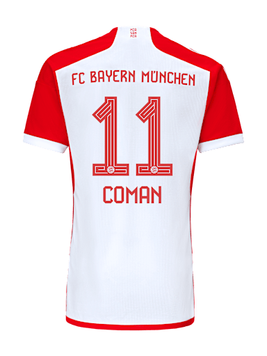 Kingsley Coman Jersey  Number 11 in the FC Bayern Store