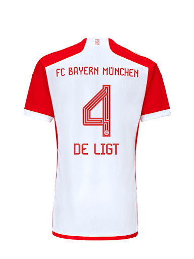 De ligt jersey number hotsell