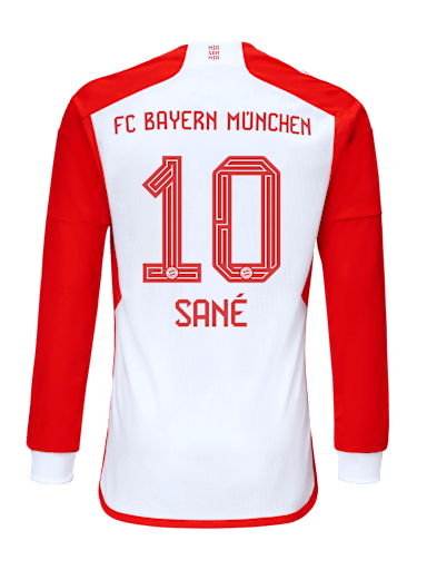 Leroy San Jersey Number 10 in the FC Bayern Store