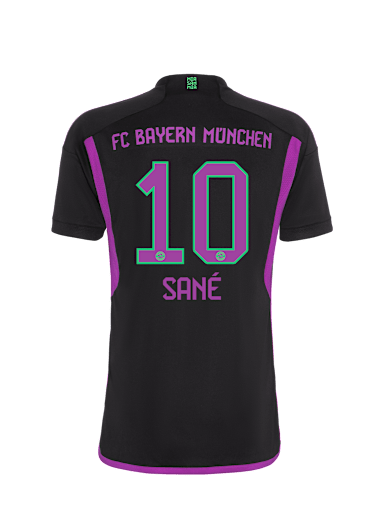 Leroy San Jersey Number 10 in the FC Bayern Store