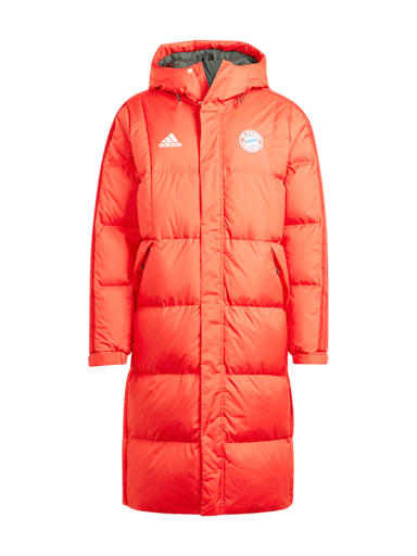 Mens long down parka top