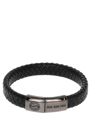 Men leather strap black Official FC Bayern Munich Store