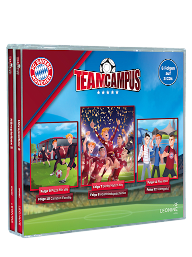 Kinder Hörspielbox Team Campus CD 4-6