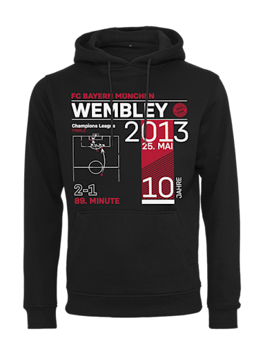 Unisex Hoodie 10 Jahre Wembley 2013