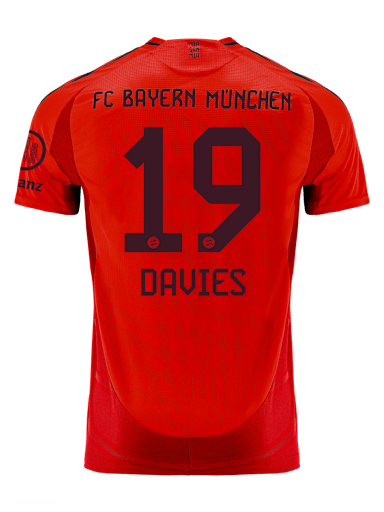 Alphonso Davies Jersey Number 19 in the FC Bayern Store
