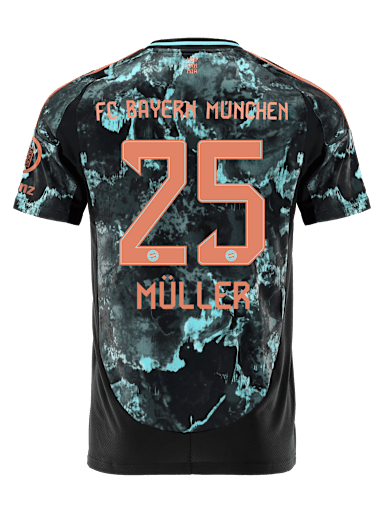 Thomas Muller Jersey Number 25 in the FC Bayern Store