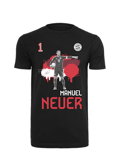 Men Neuer T shirt black Official FC Bayern Munich Store