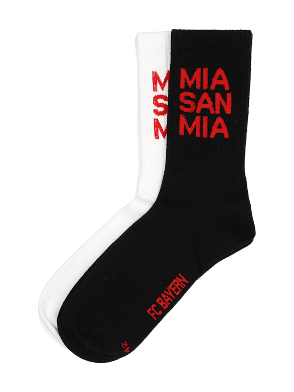 Unisex Crew socks Mia san mia set of 2 1
