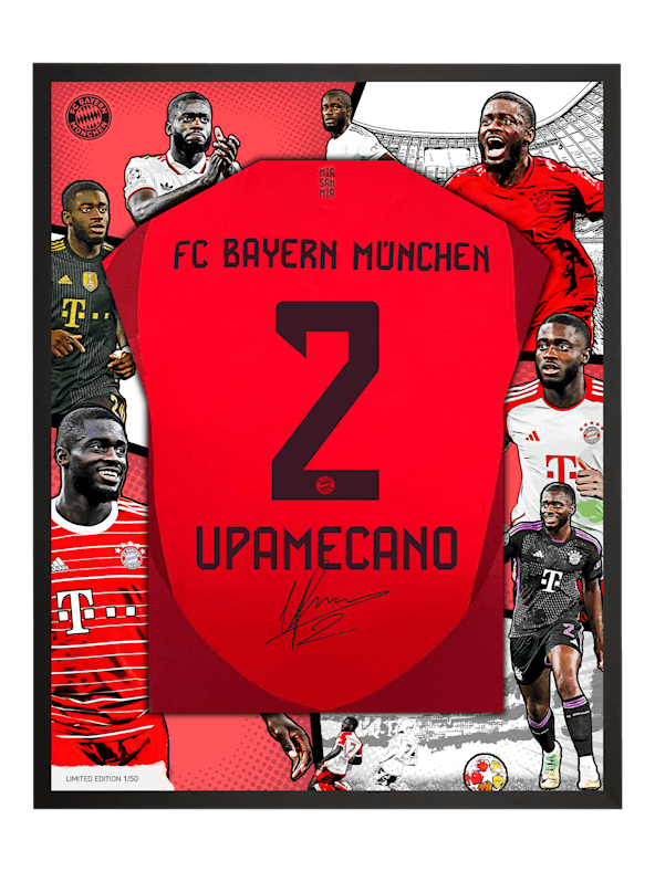 Trikotrahmen Upamecano Limited Edition 1