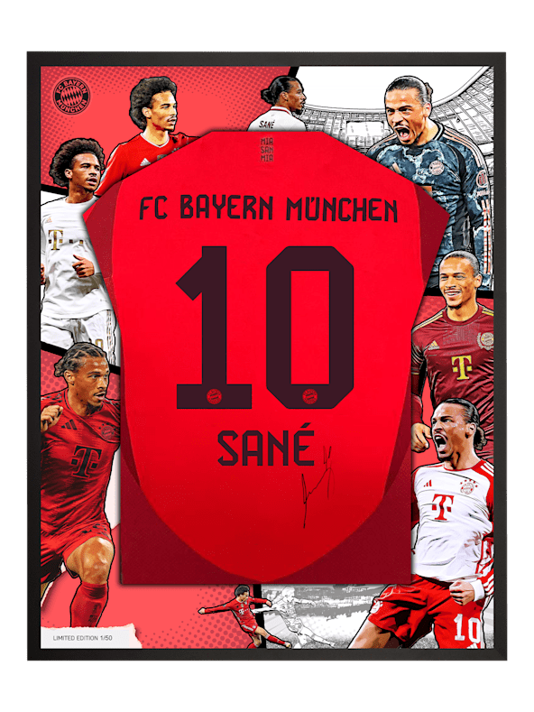 Trikotrahmen Sané Limited Edition 1