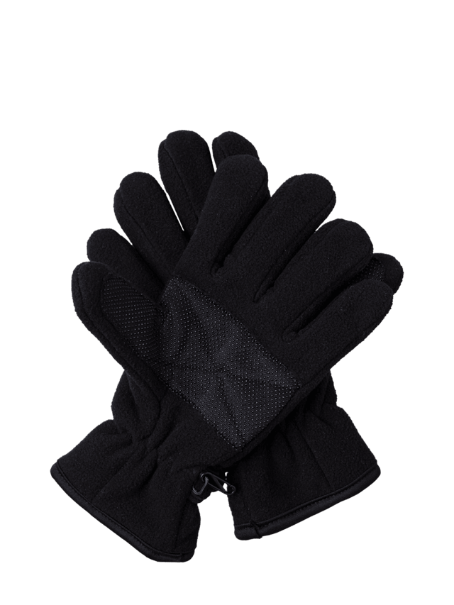 Children Fleece gloves with logo kids black Official FC Bayern Munich