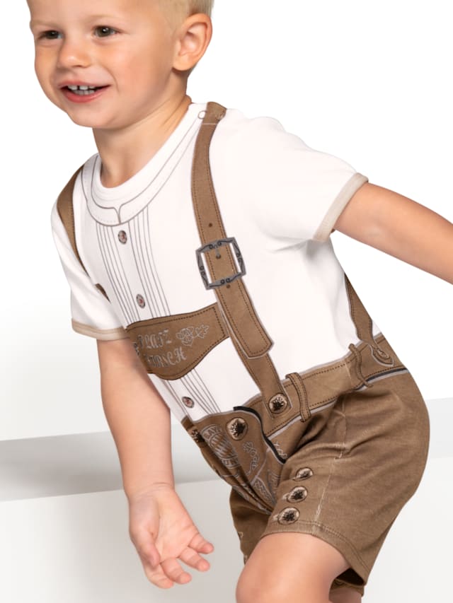 Baby Body Lederhose braun | Offizieller FC Bayern Store