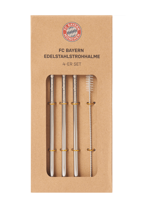 Stainless steel straws Official FC Bayern Munich Store