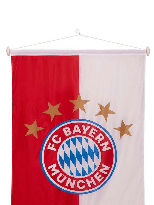 Drapeau FC Bayern Munich 180x120 Cm Bleu Marine - Support Officiel Avec Œillets | Fan Articles