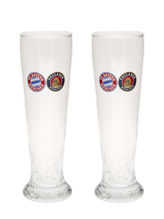 Juego de 2 vasos de cerveza de trigo
