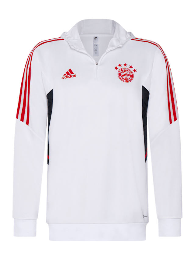 Men Teamline Technik Hoodie white Official FC Bayern Munich Store