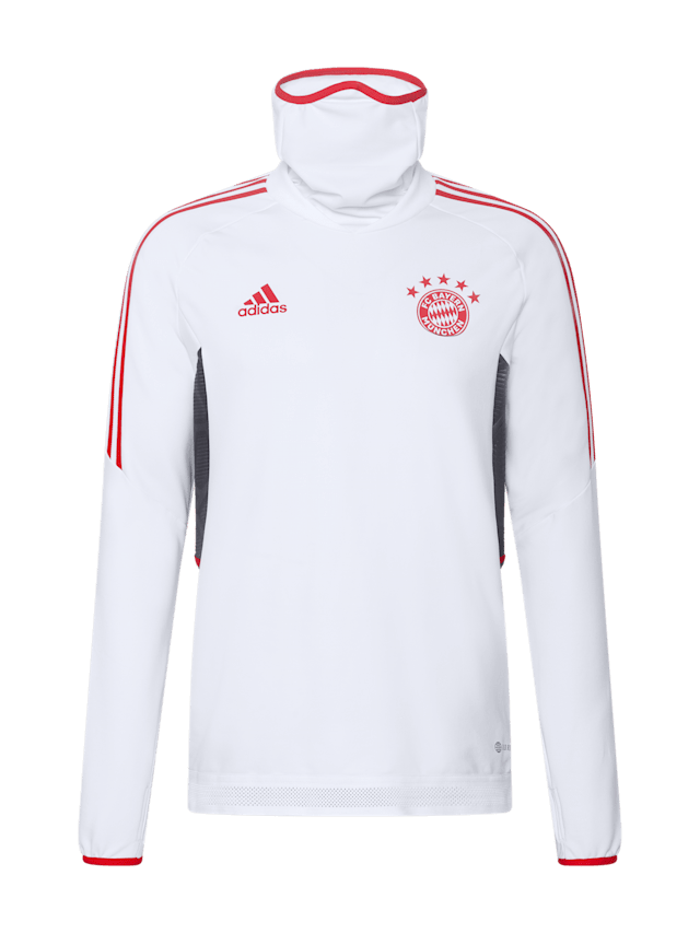 Men Teamline pro warmup top white Official FC Bayern Munich Store