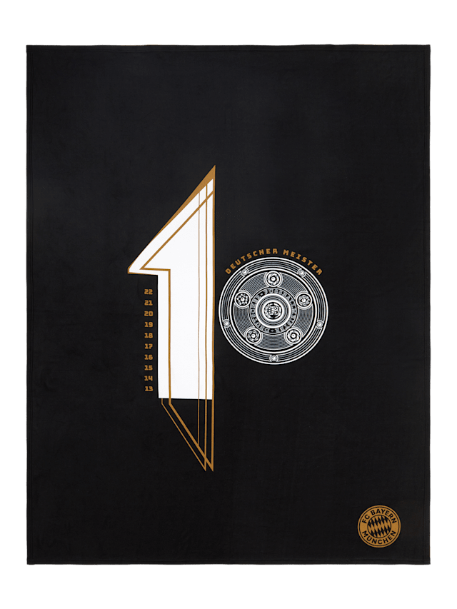 German Champion 2022 fleece blanket Official FC Bayern Munich Store