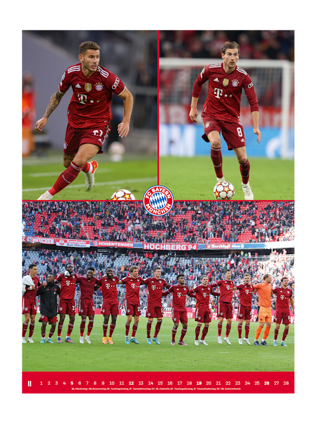 XL Kalender 2023 Offizieller FC Bayern Store