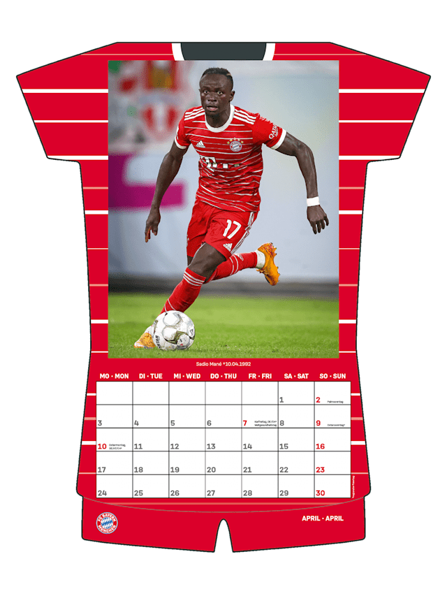 Kit calendar 2023 Official FC Bayern Munich Store