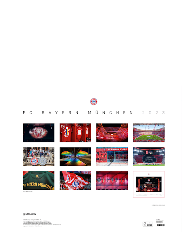 Image Kalender 2023 | Offizieller FC Bayern Store