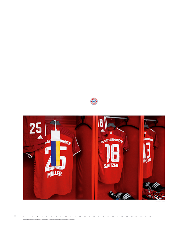 Image Kalender 2023 Offizieller FC Bayern Store