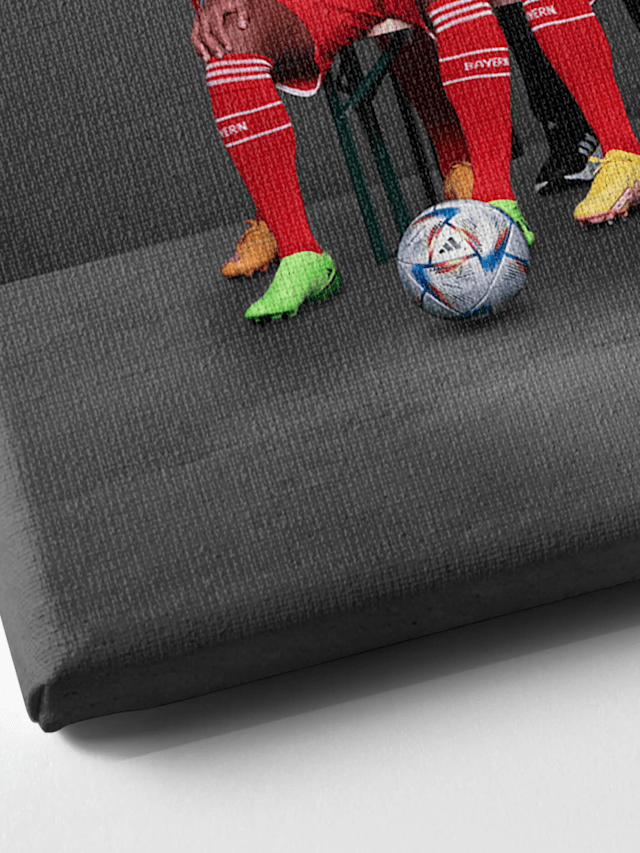 Leinwand mannschaftsfoto 2022 23 offizieller fc bayern store