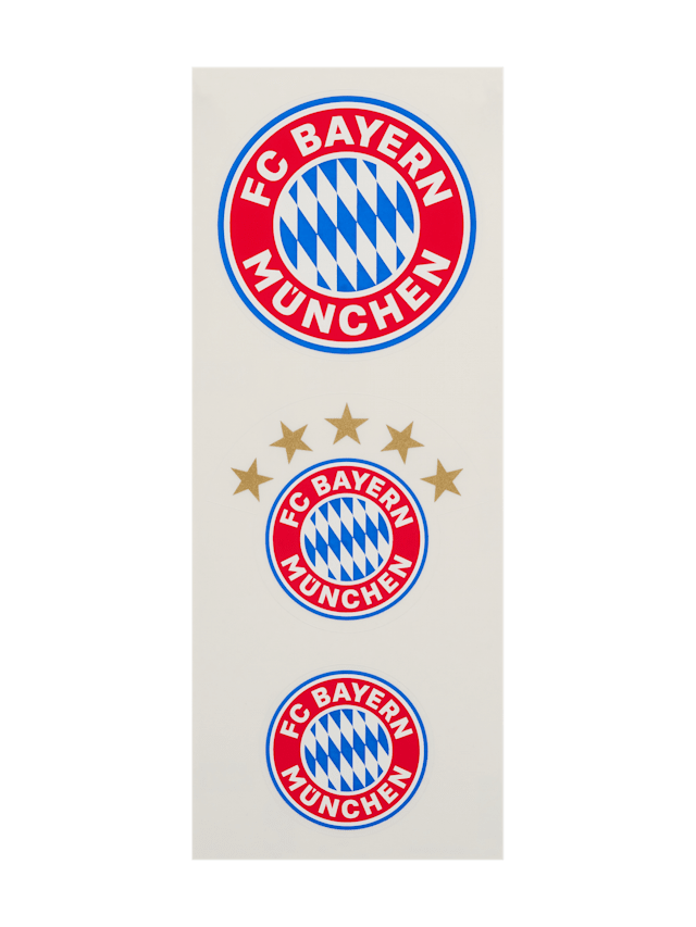FC Bayern München Sticker 2er-Set - Offizielle Maskottchen Aufkleber