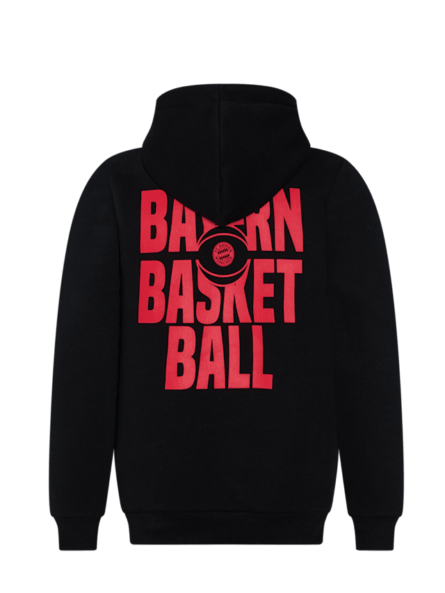 Children Basketball Hoodie Logo black Official FC Bayern Munich Store